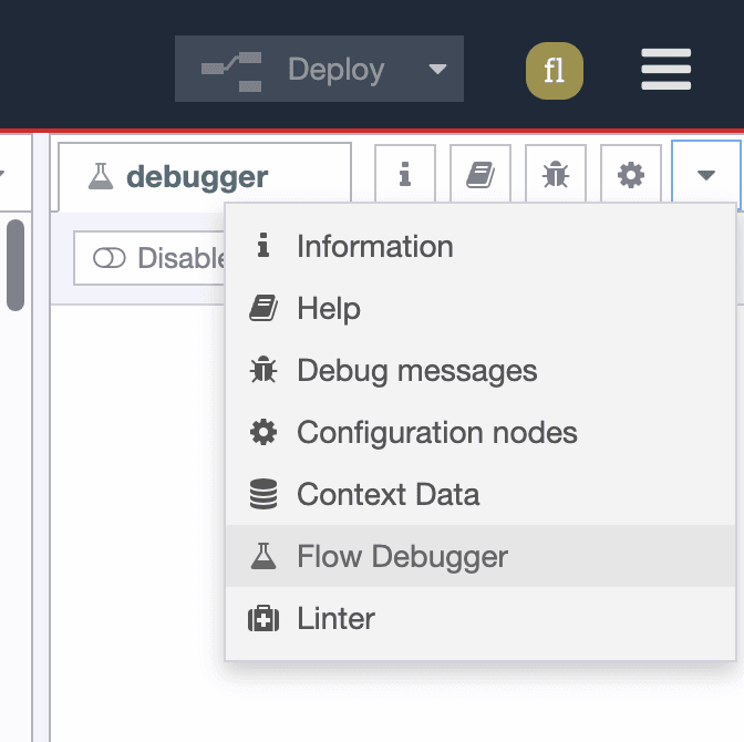 Image showing Node-RED Palette Search bar